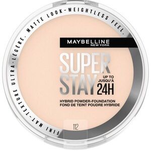 🩷🆕🩷Maybelline Super Stay Matte 24H Hybrid Pressed Powder Foundation 112